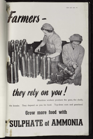 Farmers, they rely on you ! : grow more food with sulphate of ammonia