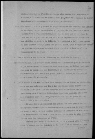 Conseil supérieur de guerre (CSG), dimanche 12 janvier 1919 à 16h15. Sous-Titre : Conférences de la paix