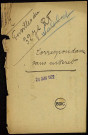 Correspondance « sans intérêt » (sic). 28 novembre 1921 au 24 décembre 1922