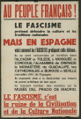 Au peuple Français ! : le fascisme, c'est la ruine de la civilisation et de la culture nationale
