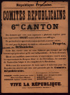 Comités républicains... 6me canton : Votez tous pour les Républicains Norman