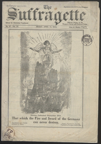 The suffragette : the official organ of the Women's Social and Political Union. London, Woman's Press., [1915]