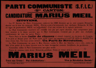 Parti communiste : Candidature Marius Meil