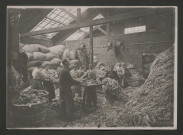 Tissage de la laine à Boulogne-Billancourt (Seine)