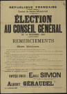 Election au Conseil général
