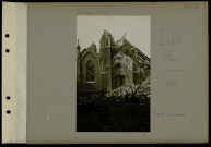 Lille (Près). Eglise bombardée