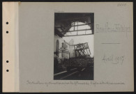 Beaulieu-les-Fontaines. Destructions systématiques par les Allemands ; l'église détruite par une mine