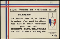 Français ! La France c'est toi, ta famille, ta maison...