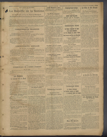 Septembre 1916 - La petite Gironde