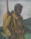 (Portrait d'un soldat sénégalais en Alsace)