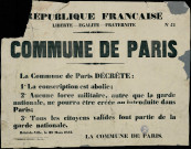 N°42. Commune de Paris Décrète La conscription abolie