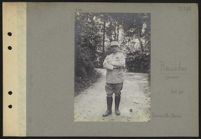 Hermonville (Marne). Rauscher (général)