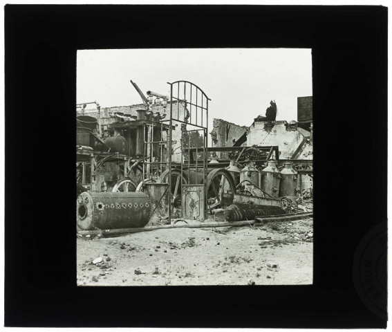 Usine détruite par les Allemands