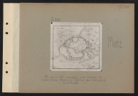 Metz. Plan de la ville assiégée par Charles V (Bibliothèque nationale, Cabinet des estampes, Cote Ge D 4272)