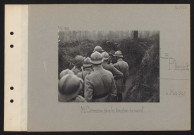 Le Plémont. M. Clémenceau dans les tranchées du massif