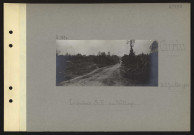 Curlu. Lisières sud-est du village