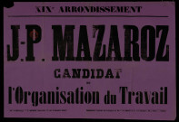 J.-P. Mazaroz : candidat