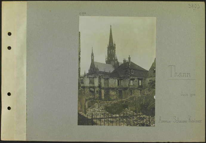 Thann. Avenue Scheurer-Kestner