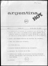 Argentina hoy n°14, 12 juill. 1982.