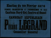 Première circonscription de l'arrondissement de Lille : Pierre Legrand