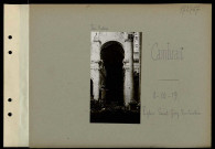 Cambrai. Eglise Saint-Géry bombardée