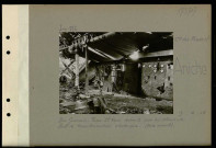 Aniche (Compagnie des mines d'). Près Guesnain. Fosse Saint-René détruite par les Allemands. Poste de transformation électrique. (face avant)