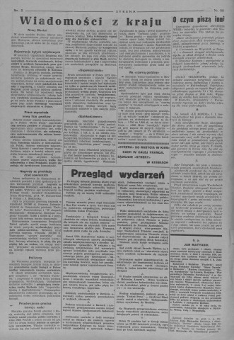 Syrena (1950 ; n°101-152)  Sous-Titre : Tygodnik Wolnych Polakow  Autre titre : Hebdomadaire des Polonais Libres