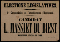 1re circonscription de l'arrondissement d'Hazebrouck : L. Massiet du Biest