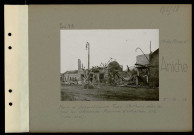 Aniche (Compagnie des mines d'). Nord d'Auberchicourt. Fosse Sainte-Marie détruite par les Allemands. Machine d'extraction numéro 2 (côté sud)