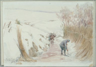 (Au chemin camouflé) du Storken Khol au Judenhut (Alsace), le 20 novembre 1917