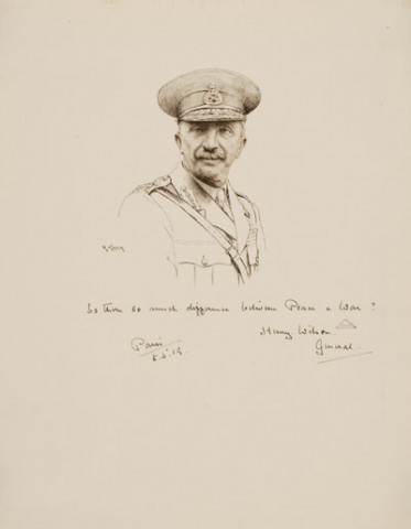 (Général sir Henry Wilson) Paris, 8-5-1919