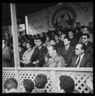 Manifestation et meeting à Alger organisée par le FLN en présence de Bachir Boumaza (ministre du travail), Ben Bella et Boumedienne (suite): 3