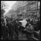 Manifestation des salariés de Thomson à Paris. Manifestation du Premier mai
