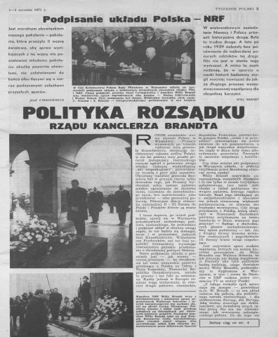 Tygodnik Polski (1971; n°1-52); (1972; n°1)  Autre titre : La semaine polonaise