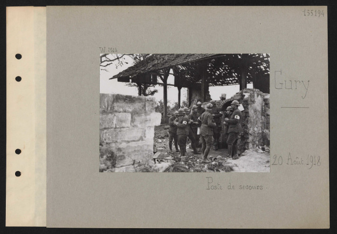 Gury. Poste de secours