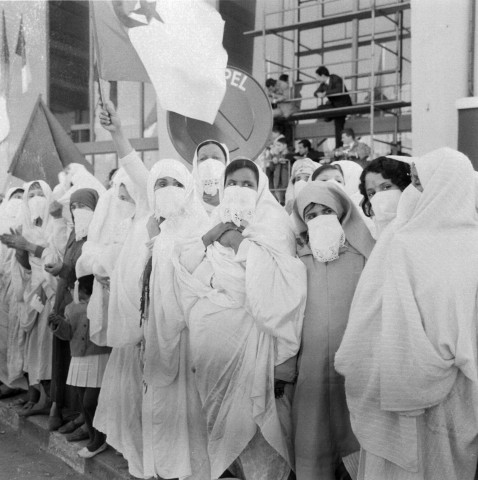 Foule pour la venue de Hassan II (13-15 mars 1963) Fête de l'Indépendance