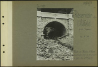 Réservoir de l'Alfeld (Près Sewen). Route du Ballon d'Alsace construite par la 7e armée en 1917. Le deuxième pont