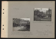 Prieuré de Sainte-Croix (Parc d'Offémont). Écuries d'artillerie près des ruines (37e DI)