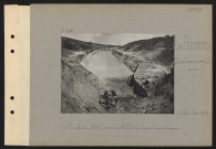 La Panneterie (sud de Libermont) (près). Le canal du nord ; accès nord du canal souterrain