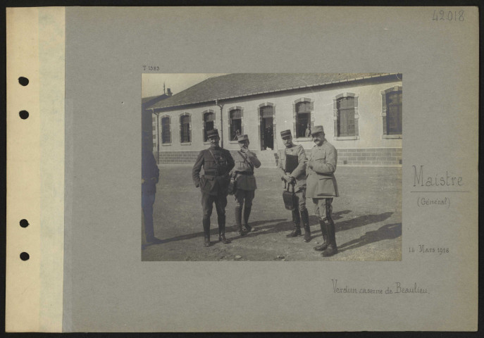 Verdun. Maistre (général)