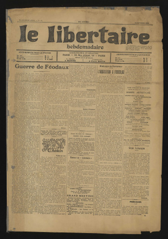 1912 - Le Libertaire