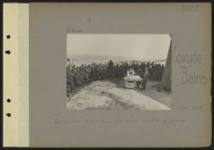 Coxyde-Bains. Dans les dunes. Messe militaire dite par un aumônier de zouaves