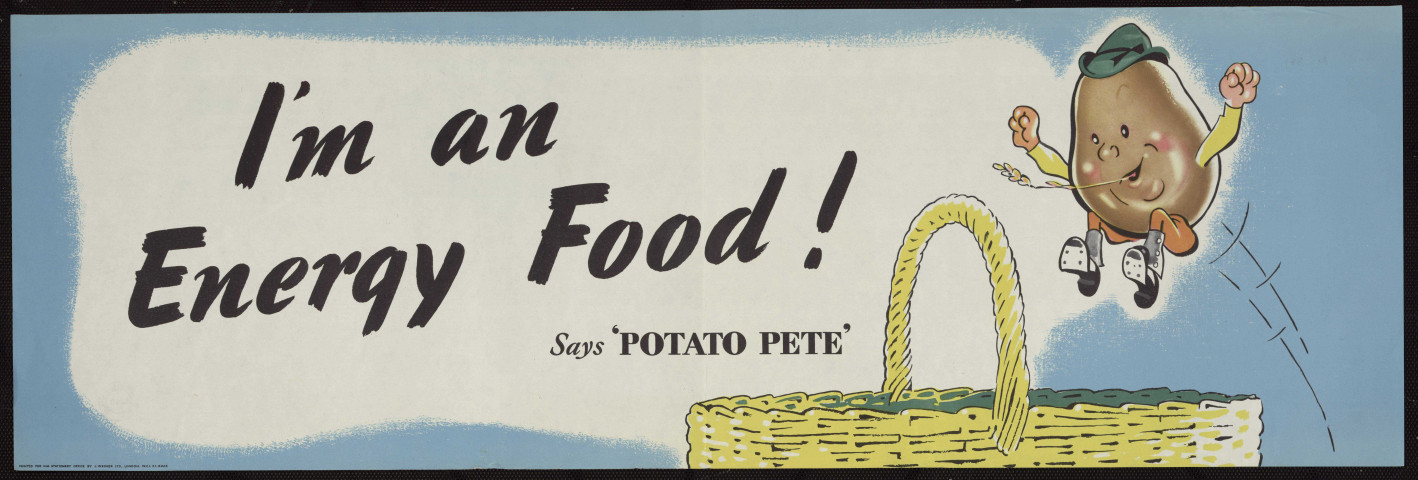 I'm an energy food : says Potato Pete