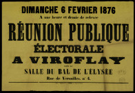 Réunion publique électorale à Viroflay