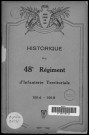 Historique du 48ème régiment territorial d'infanterie