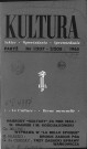 Kultura (1965, n°1 - n°12)  Sous-Titre : Szkice - Opowiadania - Sprawozdania  Autre titre : "La Culture". Revue mensuelle