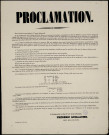 Proclamation : La juridiction militaire est établie…