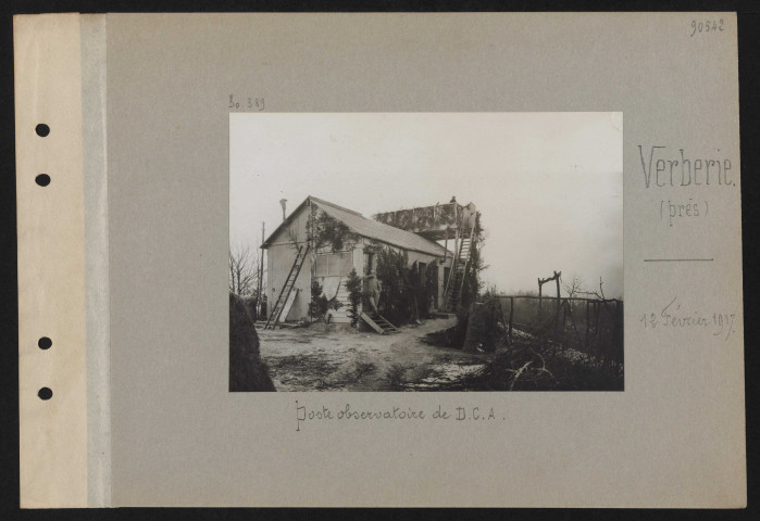 Verberie (près). Poste observatoire de DCA