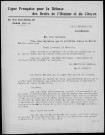 Correspondance des associations pacifistes 1931-1948