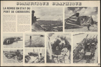 Communiqué graphique : la remise en état du port de Cherbourg